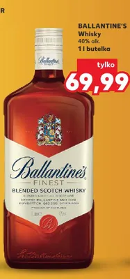 Whisky BALLANTINE'S 40% alk. promocja w Kaufland