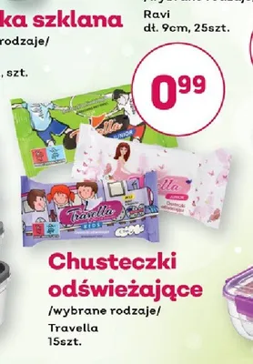 Chusteczki odświeżające Travella promocja w Bliski