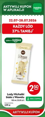 Lody Michałki białe z Wawelu promocja w Żabka