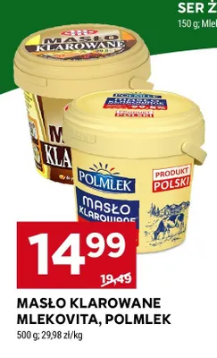 Masło klarowane Mlekovita promocja w Stokrotka
