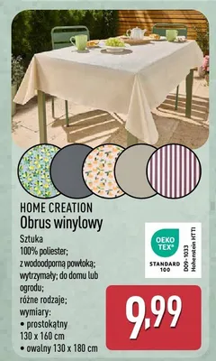 Obrus winylowy promocja w Aldi