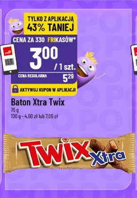 Baton Xtra Twix promocja w POLOmarket