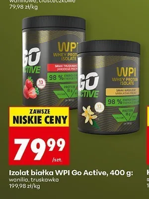 Izolat białka WPI Go Active wanilia promocja w Biedronka