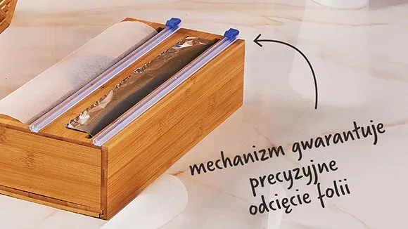 Organizer na folie lub papier 33x14.5x8.2 cm promocja w Biedronka