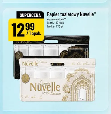 Papier toaletowy 10-pak Nuvelle promocja w POLOmarket