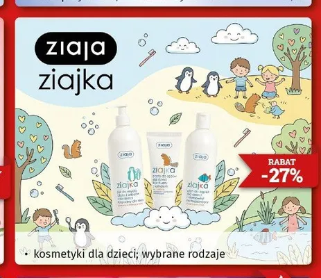 Kosmetyki dla dzieci Ziaja Ziajka promocja w Drogeria Kosmyk
