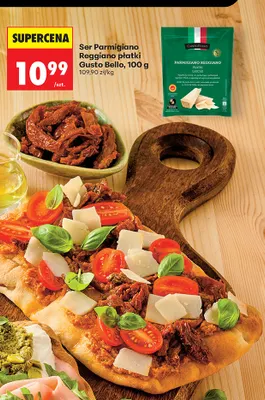 Ser Parmigiano Reggiano płatki Gusto Bello promocja w Biedronka
