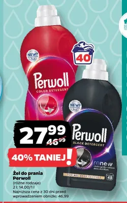 Żel do prania Perwoll Black promocja w Netto