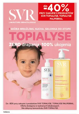 Dermokosmetyki Topialyse SVR promocja w Ziko Dermo