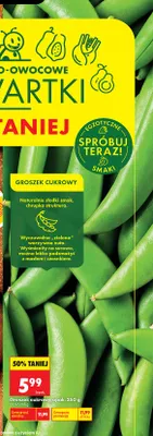 Groszek cukrowy promocja w Biedronka