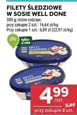 Filety śledziowe w sosie promocja w Stokrotka