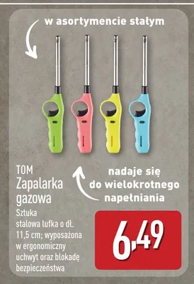 Zapalarka gazowa Tom promocja w Aldi