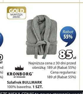 Szlafrok KRONBORG BULLMARK promocja w Jysk
