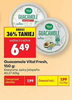 Guacamole spicy jalapeno promocja w Biedronka