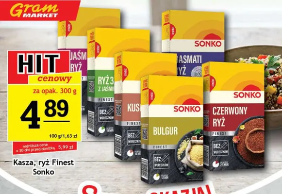 Ryż basmati Sonko Finest promocja w Gram Market