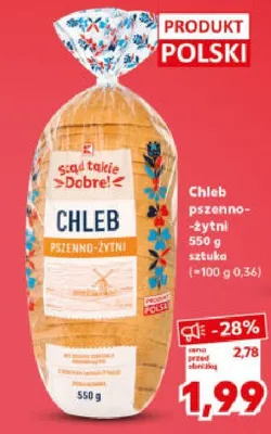 Chleb pszenny-żytni promocja w Kaufland