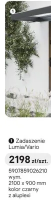 Zadaszenie Lumia/Vario czarne promocja w Castorama