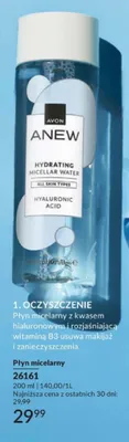 Płyn micelarny z kwasem hialuronowym Avon Anew promocja w AVON