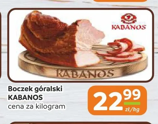 Boczek góralski Kabanos promocja w Społem Częstochowa