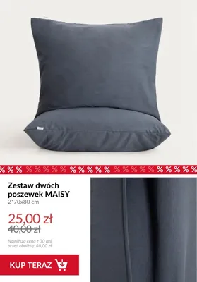 Zestaw dwóch poszewek MAISY 2-pak promocja w Homla