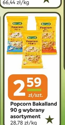 Popcorn Bakalland 90g promocja w Społem Częstochowa