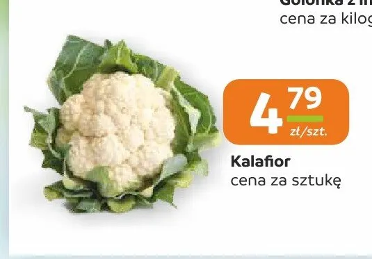 Kalafior promocja w Społem Częstochowa