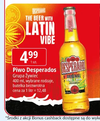 Piwo Desperados promocja w Leclerc