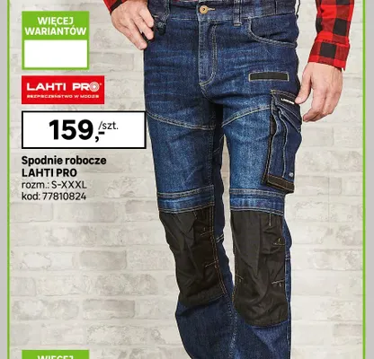 Spodnie robocze Lahti Pro promocja w Leroy Merlin