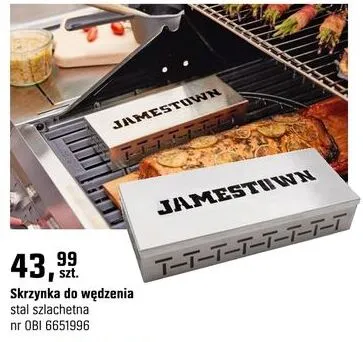 Skrzynka do wędzenia stal szlachetna promocja w OBI