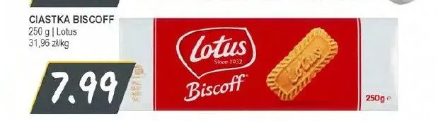 Ciastka Biscoff Lotus promocja w Słoneczko