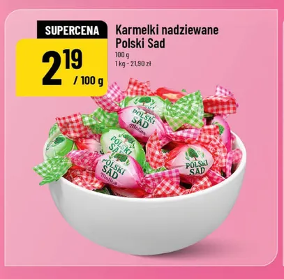 Karmelki nadziewane Polski Sad promocja w POLOmarket
