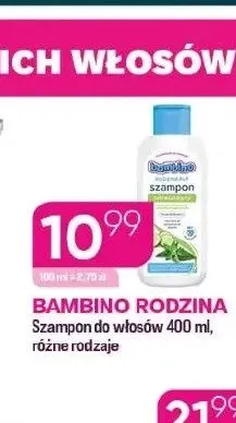 Szampon do włosów Bambino Rodzina promocja w Drogerie Koliber