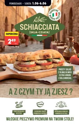 Schiacciata promocja w Biedronka