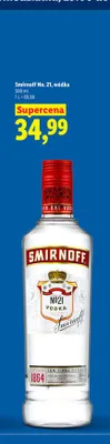 Wódka Smirnoff No. 21 promocja w Lidl