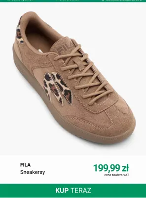 Sneakersy Fila promocja w Deichmann