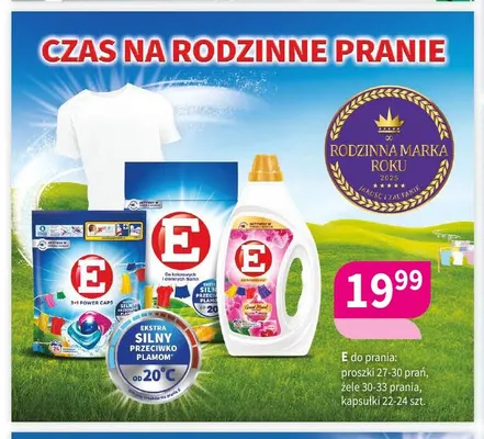Kapsułki do prania E 22-24 szt. promocja w Drogerie Polskie