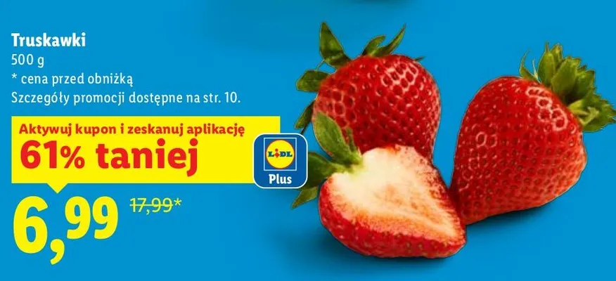 Truskawki promocja w Lidl
