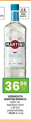 Wermut Martini Bianco promocja w Twój Market