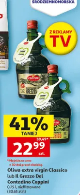 Oliwa extra virgin Classico Il Grezzo Del Contadino Coppini niefiltrowana promocja w Auchan
