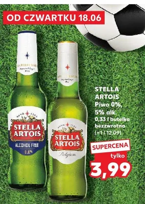 Piwo Stella Artois promocja w Kaufland