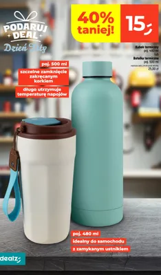 Kubek termiczny 480 ml promocja w Dealz