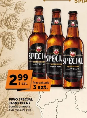 Piwo Specjal Jasny Pełny promocja w Groszek