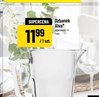 Dzbanek Alva 1 l promocja w POLOmarket