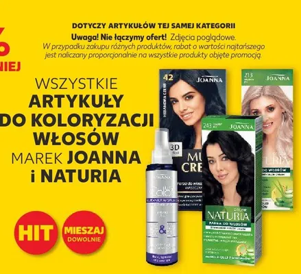 Farba do włosów różne rodzaje promocja w Kaufland