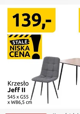 Krzesło Jeff II promocja w Black Red White