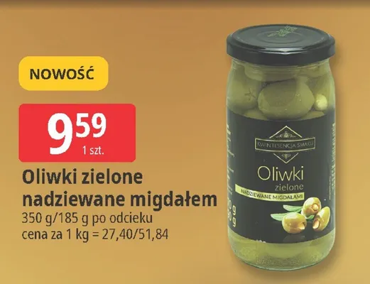 Oliwki zielone nadziewane migdałem promocja w Leclerc