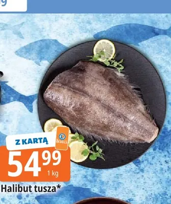 Halibut tusza promocja w Leclerc