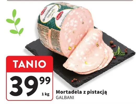 Mortadela z pistacją promocja w Intermarche