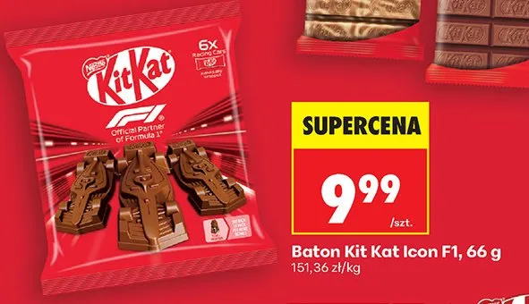 Baton Kit Kat Icon F1 promocja w Biedronka