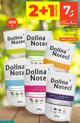 Mokra karma dla psa Dolina Noteci bogata w kaczkę z dynią promocja w Dealz